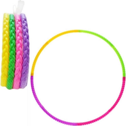 Skládací hula hop obruč 74 cm – sada 4 barev