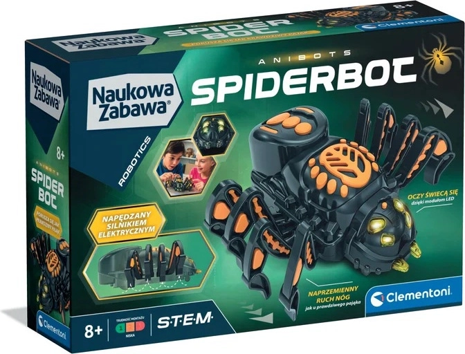Pohyblivý pavoučí robot Spiderbot
