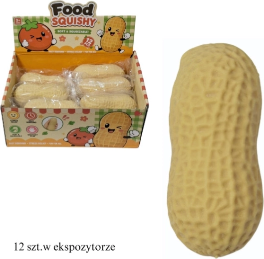 Antistresový mačkací oríšek (arašíd) - 1 kus