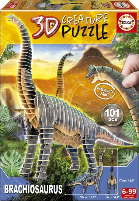 3D puzzle Brachiosaurus - 101 dílků