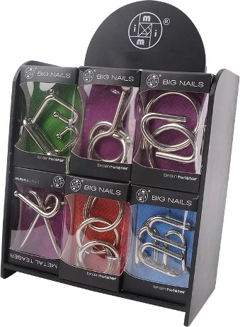 Kovové hlavolamy SPARKYS – různé druhy