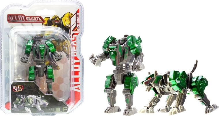 Válka bestií – sněžný vlk figurka