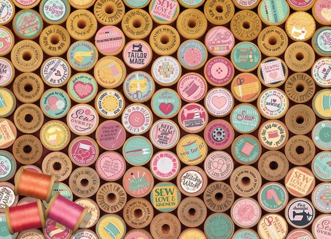 Puzzle cobble hill veselé šití 500 dílků