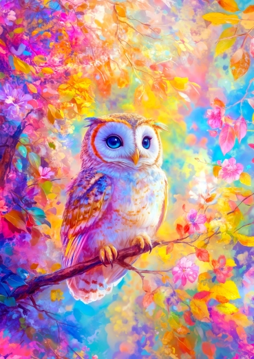 Enjoy puzzle Pastelová sova 1000 dílků