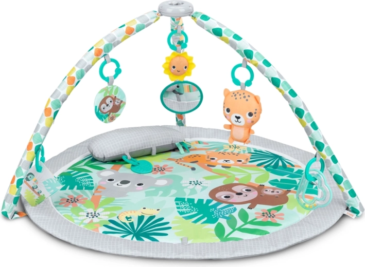 Bright Starts hrací deka s aktivitami Wild Rainforest FoldAway