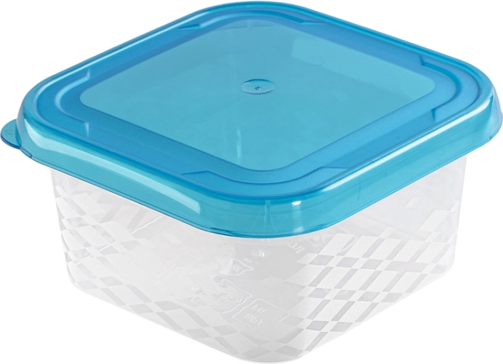 Blue Box čtvercová dóza na potraviny 0,25 l modrá