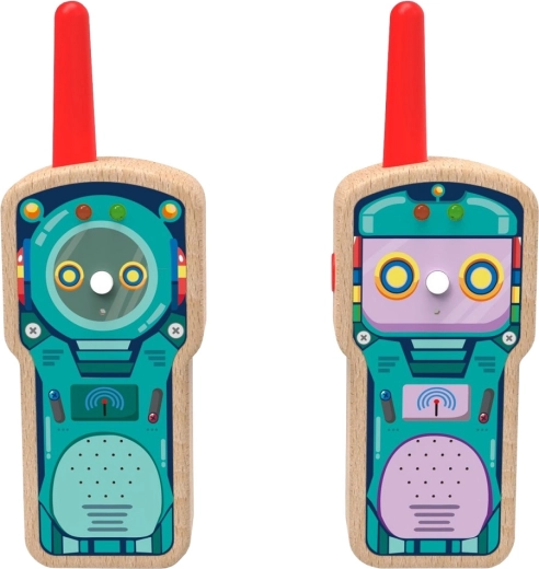 2Kids Toys dřevěné dětské vysílačky robot (sada 2 ks)