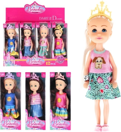Bábika princezna – 4 druhy