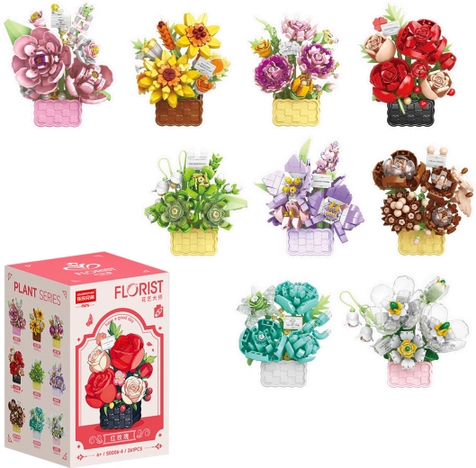 Florist květinové košíky a bohaté pugéty, 9 druhů