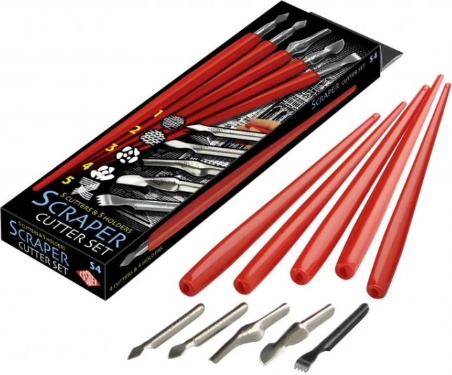 Škrabací pera sada 5 ks