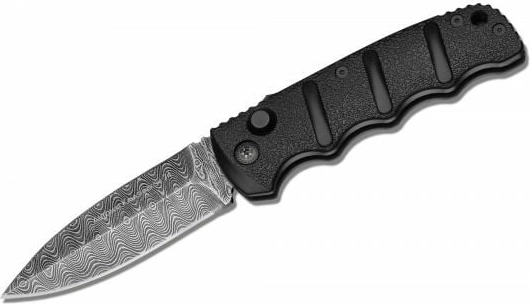 Böker Plus AKS-74 Damast automatický sběratelský nůž 8,5 cm