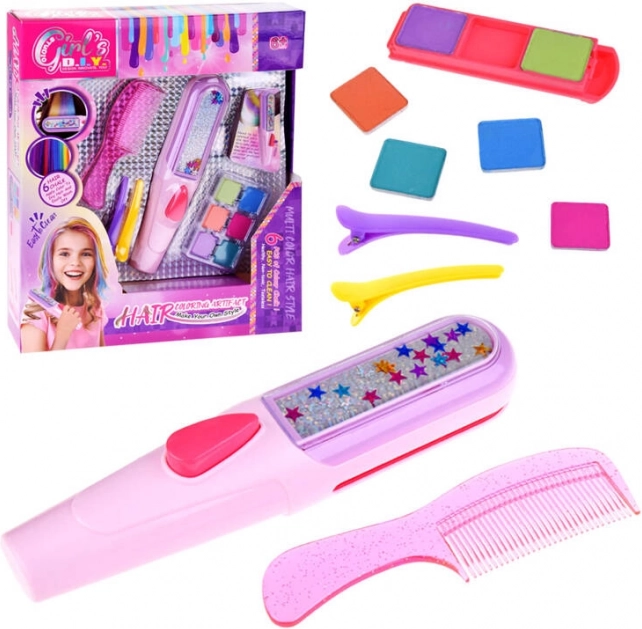 Křída na vlasy barevná sada