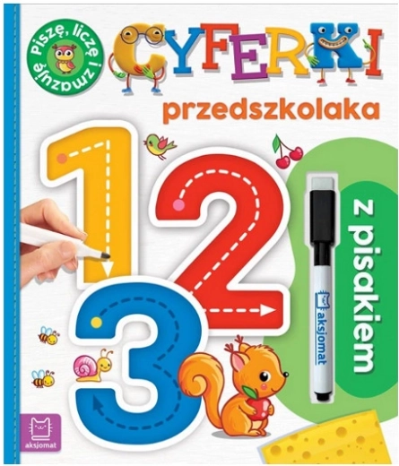 Cyferky pro předškoláky s fixem – píšu, počítám a mažu