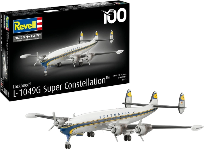 Plastikový model Lockheed L-1049G Super Constellation Lufthansa 1:144