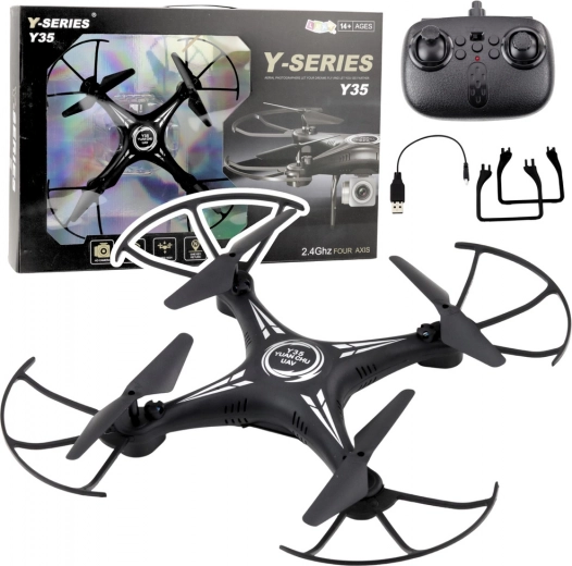 Dron S dálkovým ovládáním lehký a obratný s gyroskopem a LED