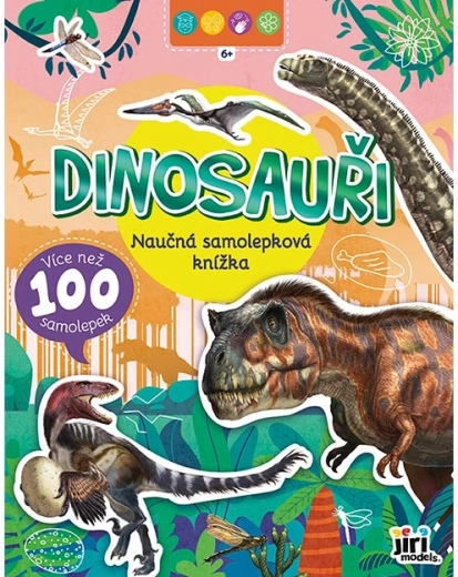 Naučná samolepková knížka Dinosauři 6+