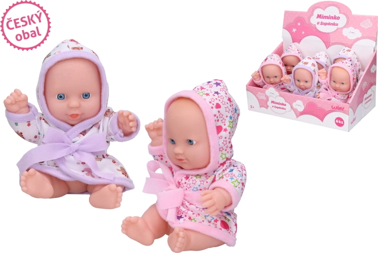 Miminko v župánku 20 cm - český obal - 1 kus