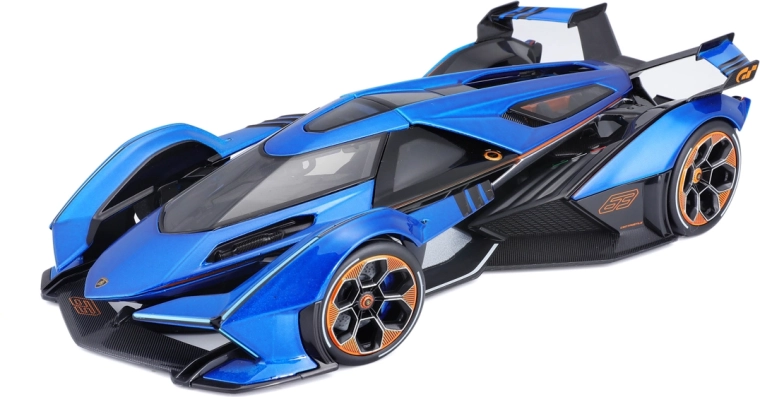 Maisto Lamborghini V12 Vision Gran Turismo modrá 1:18