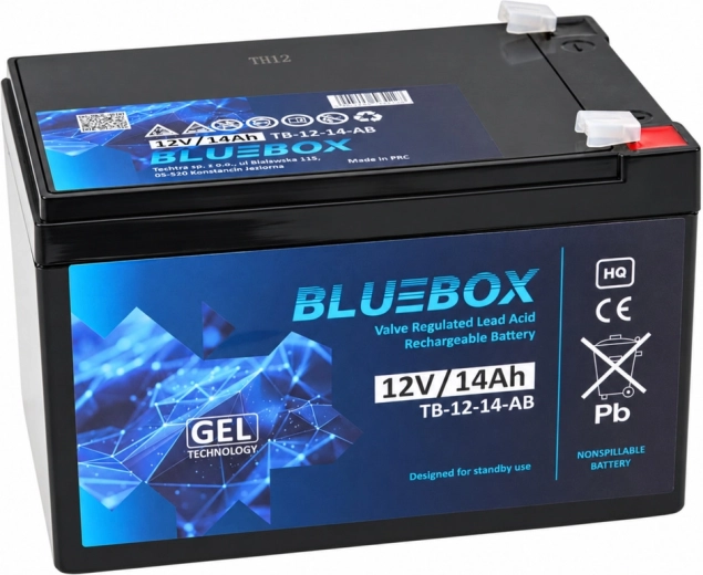 Bluebox Akumulátor gelový VRLA AGM 12V 14Ah pro auta