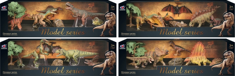 Dinosauří svět – set figurek dinosaurů, 4 druhy