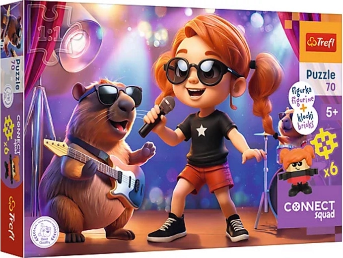Puzzle Connect Sue 70 dílků s figurkou