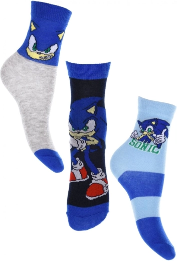 Ponožky Sonic - 3 ks – Velikost: 23-26
