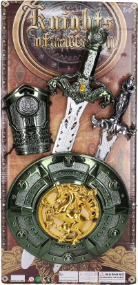 Rytířský set se středověkým mečem