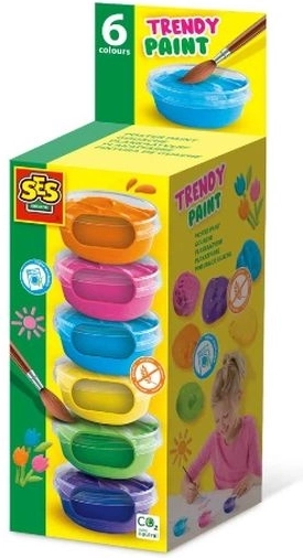SES Creative plakatové barvy – módní barvy 6 × 45 ml