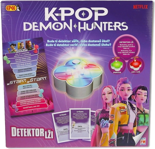 K-POP Demon Hunters detektor lži – společenská hra