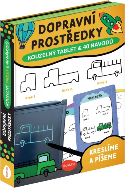 Kouzelný tablet s 40 návody – dopravní prostředky