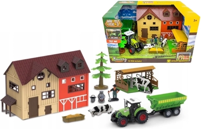 Farma s traktorem se světlem a zvukem