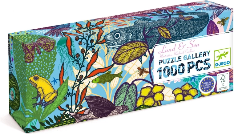 Puzzle květiny a moře (1000 dílků)