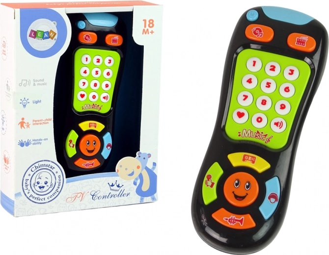 Interaktivní dětský TV ovladač se světlem a zvuky
