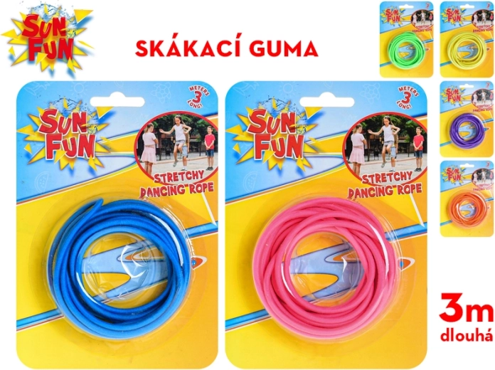 Skákací guma Sun Fun 300 cm – dětská guma na skákání v 6 barvách