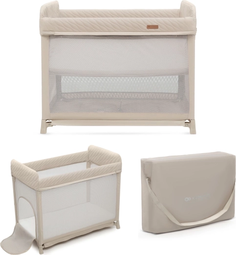 Cestovní postýlka KINDERKRAFT Moon Dream Beige