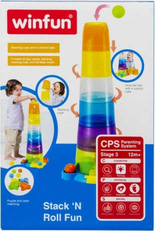 Winfun věž s kuličkami pro děti