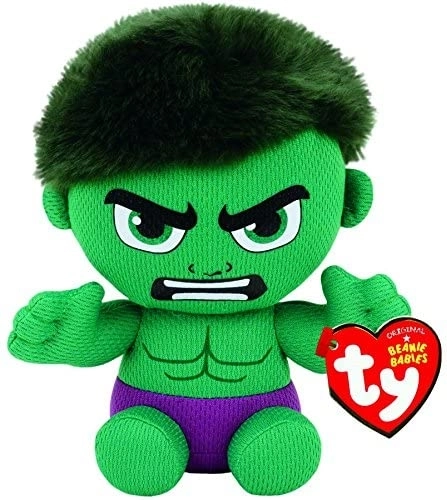 Ty Marvel Hulk plyšová figurka 15 cm - 1 kus