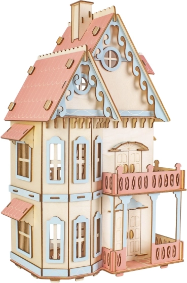 Woodcraft dřevěné 3D puzzle Gotická vila