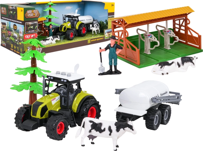 Farma set s interaktivním traktorem