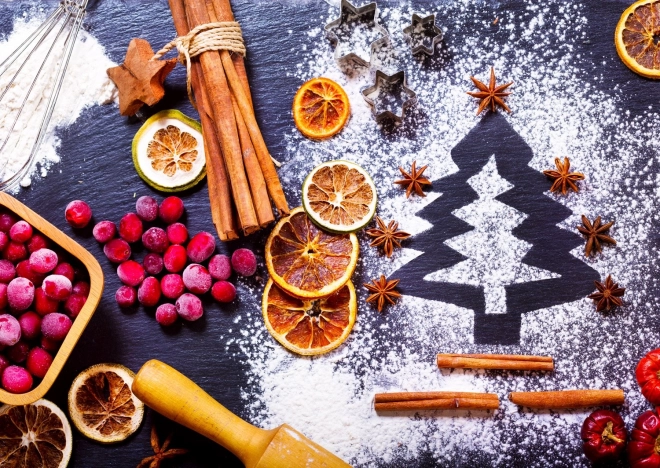 Puzzle Vánoční stromeček 1000 dílků ENJOY