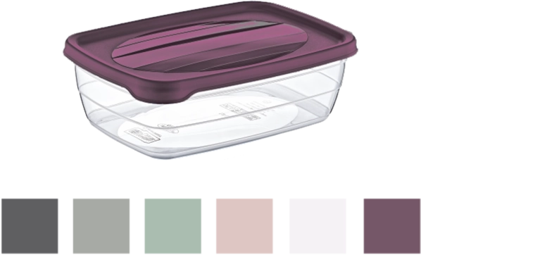 Obdélníkový úložný box Trend 0,3 l s víkem