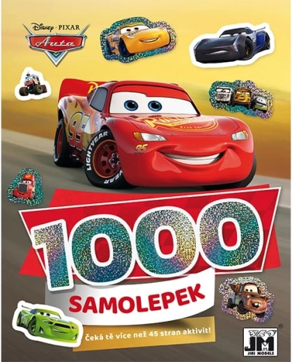 1000 samolepek s aktivitami Auta