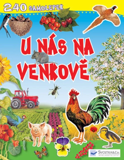 SVOJTKA & CO. U nás na venkově – dětská kniha se 240 samolepkami
