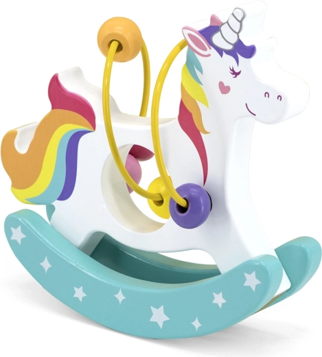 Dřevěný labyrint jednorožec BABU