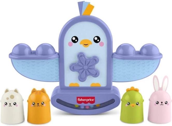 Fisher-Price houpací ptáček se zvířecí skládačkou