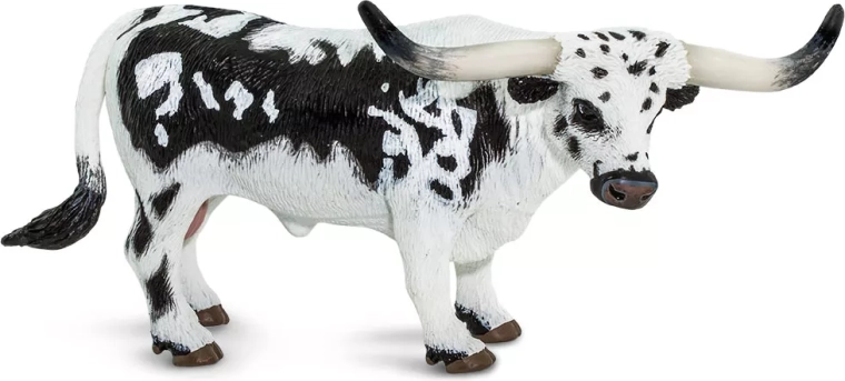 Figurka texaského dlouhorohého skotu Safari Ltd.