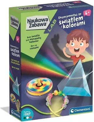 Clementoni světlo a barvy – vzdělávací experimentální sada pro děti