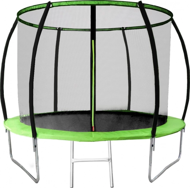 Trampolína PIXINO Deluxe 244 cm s ochrannou sítí a žebříkem