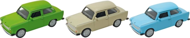 Autíčko na zpětné natažení Trabant 601 béžová