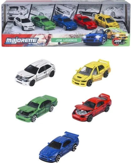 Majorette JDM Legends sada modelů aut - 5 ks